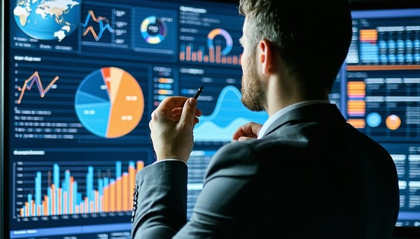 people analyzing data