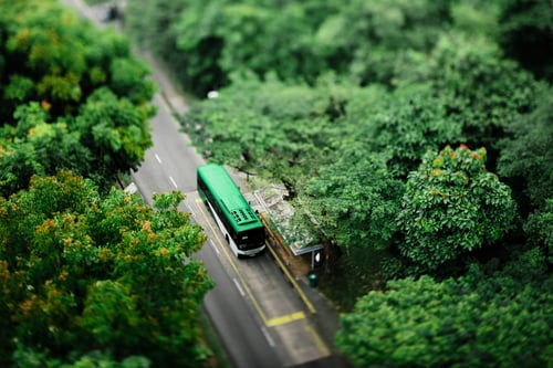 busup bus green