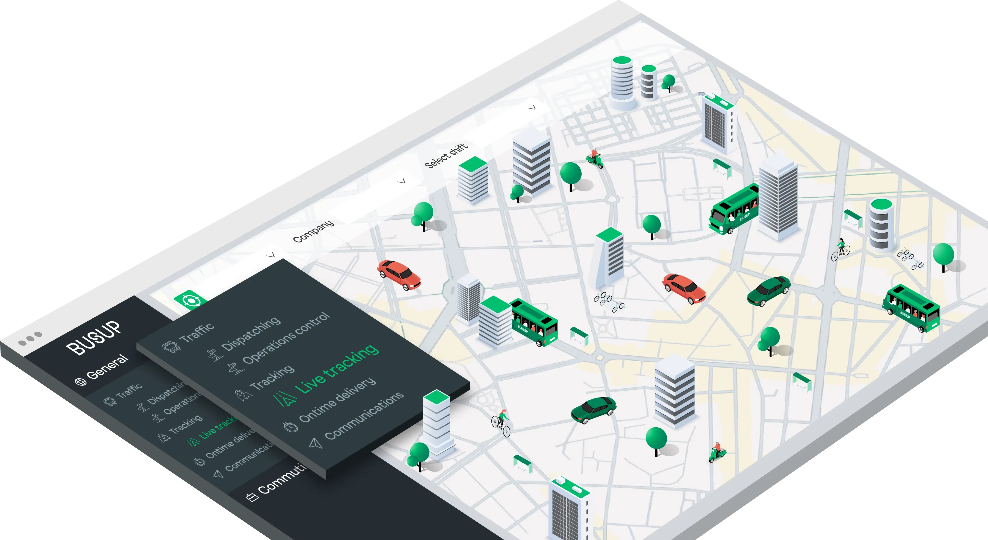 BusUp Dashboard Map