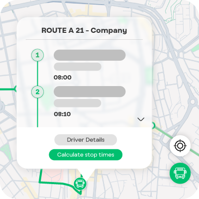 BUSUP employee route visibility